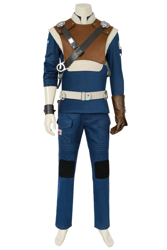 Star Wars Jedi: Fallen Order Cosplay Costume Halloween Outfit Men's Set with Shoes