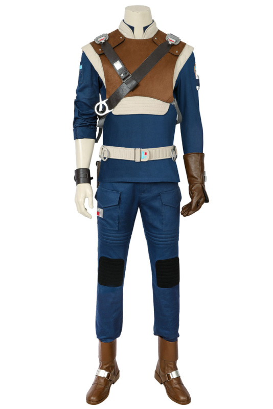 Star Wars Jedi: Fallen Order Cosplay Costume Halloween Outfit Men's Set with Shoes