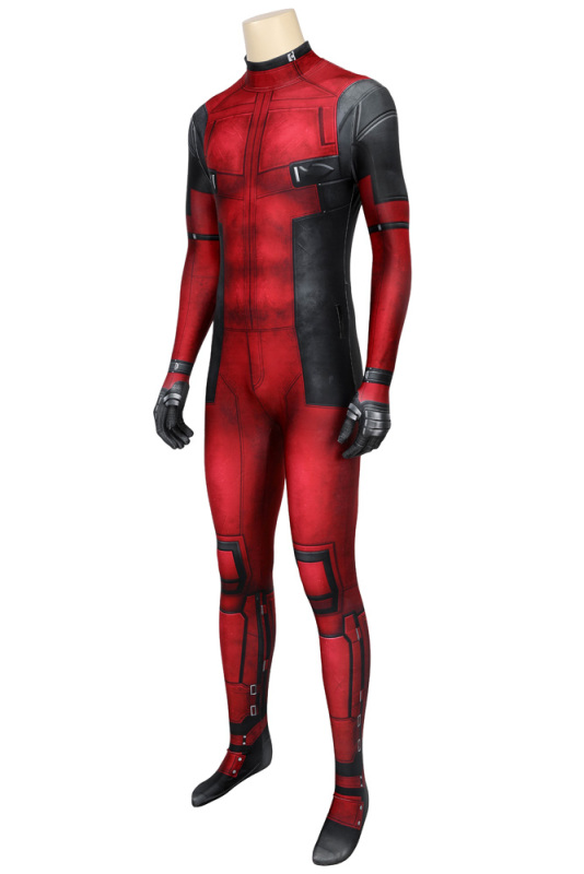 New Deadpool Wade Wilson Cosplay Costume Halloween Outfit Jumpsuit Mask