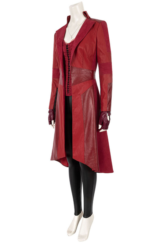 Avengers 4: Endgame Scarlet Witch Wanda Maximoff Cosplay Costume Outfit