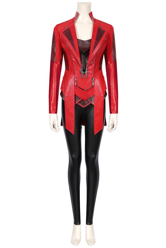 2021 New Avengers 4: Endgame Scarlet Witch Wanda Maximoff Cosplay Costume Outfit