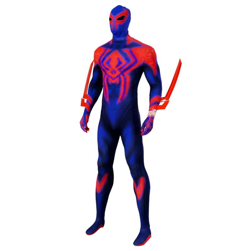 2024 Spider-Man Peter Parker Integrated Suit Cosplay Costume Halloween Outfit Jumpsuit Mask Men Suit