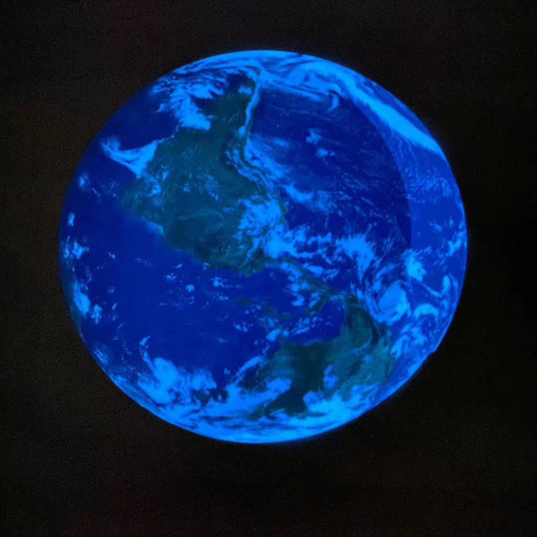 Skyblue Light Glow in dark Pigment