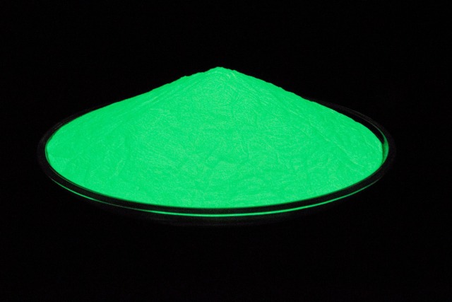 Yellow Green Light glow in dark pigment