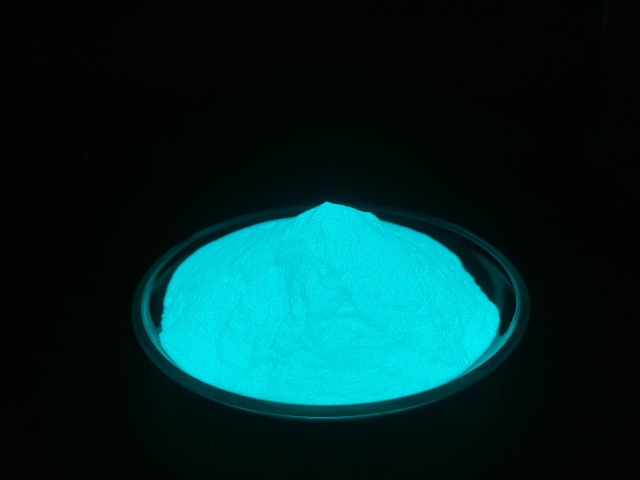 Blue Green Light Glow in Dark Pigment