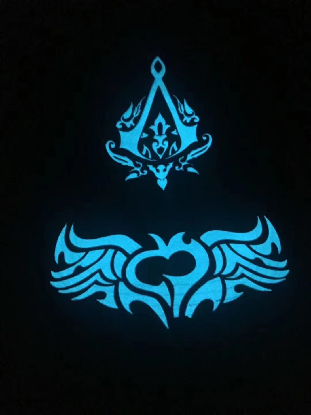 Skyblue Light Glow in dark Pigment