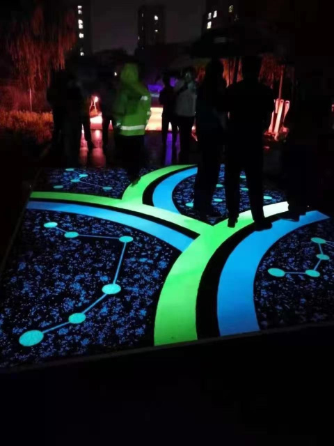 Skyblue Light Glow in dark Pigment