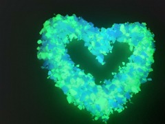 Yellow Green Light glow in dark pigment