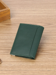 Men's PU Ultra-thin Portable Credit Card Holder
