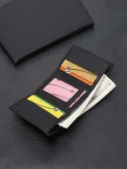 Men's Letter Pattern Embossed PU Wallet