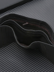 Men's Letter Pattern Embossed PU Wallet