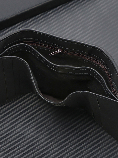 Men's Letter Pattern Embossed PU Wallet