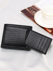 Portafoglio Semplice E Alla Moda Con Molteplici Slot Per Carte