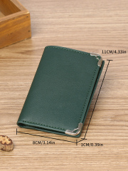 Men's PU Ultra-thin Portable Credit Card Holder