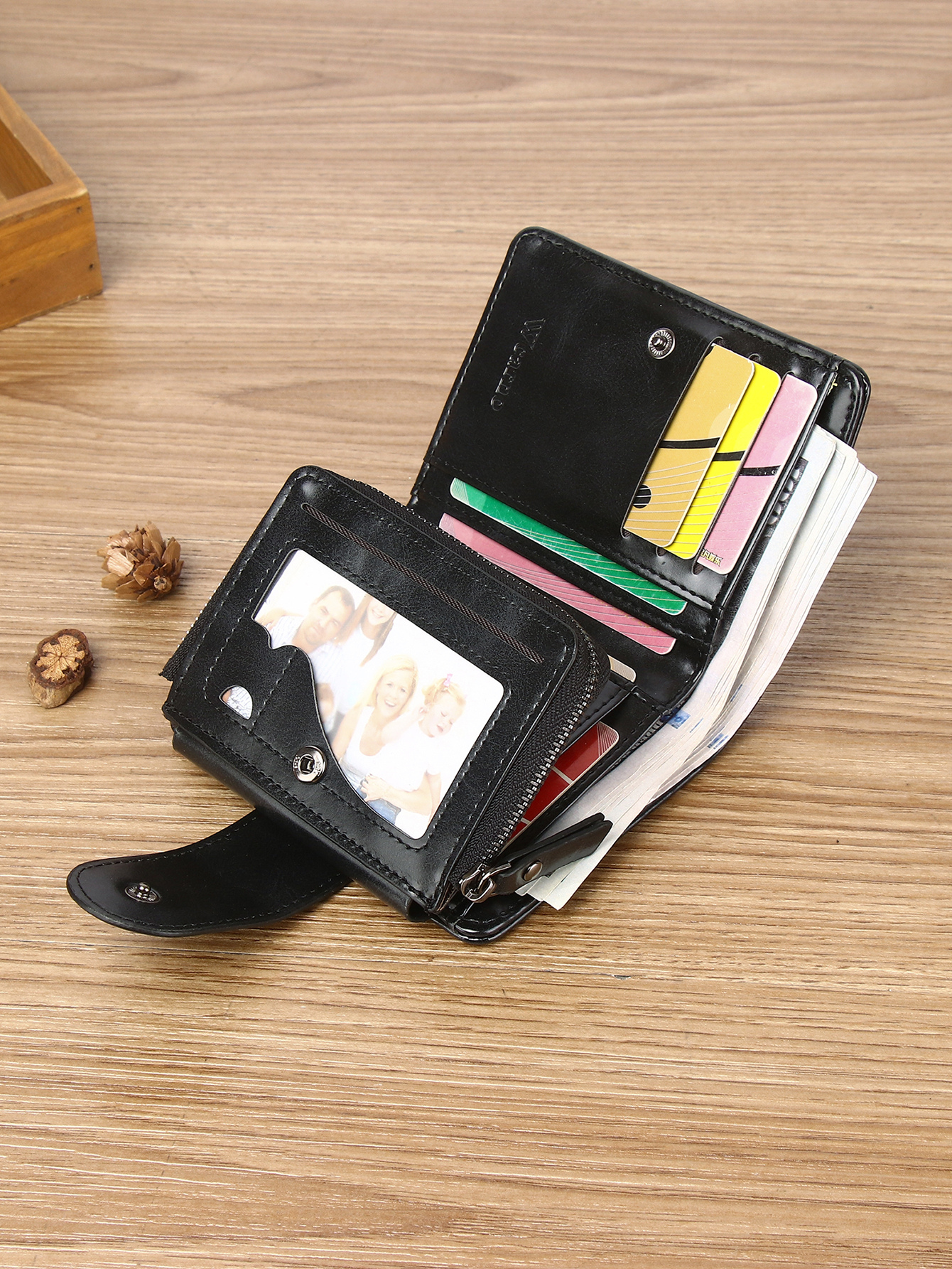 Men's PU multifunctional wallet