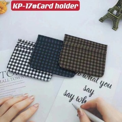 Men's PU minimalist card bag