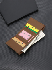 Men's Letter Pattern Embossed PU Wallet