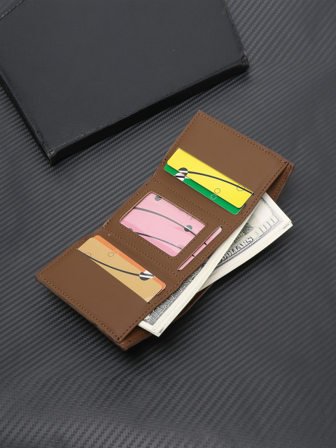 Men's Letter Pattern Embossed PU Wallet