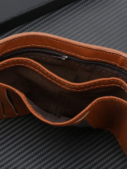 Men's Letter Pattern Embossed PU Wallet