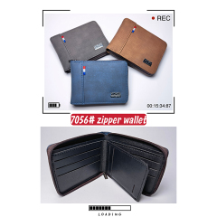 Dollar PU zip wallet