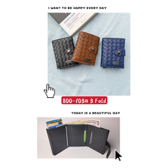 Men's PU Business Automatic Bullet Credit Card Holder