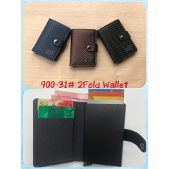 Men's PU Business Automatic Bullet Credit Card Holder