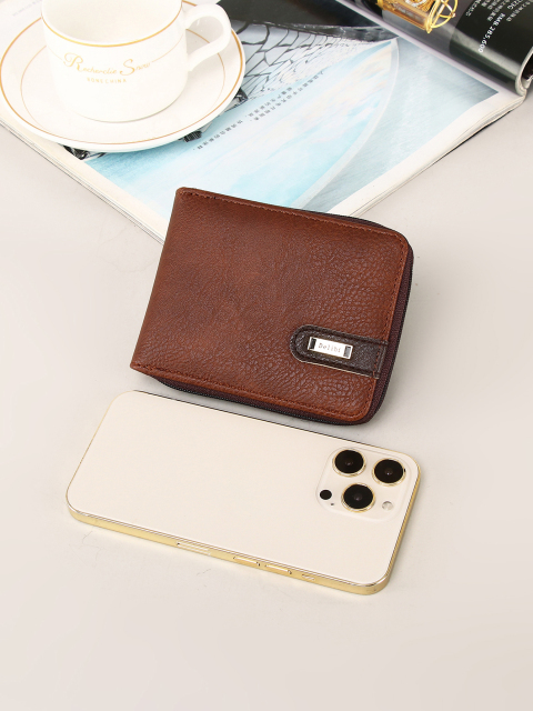 Dollar PU zip wallet