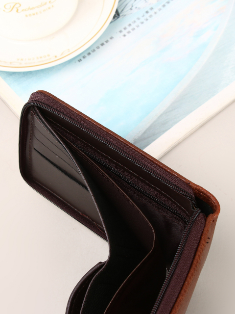Dollar PU zip wallet