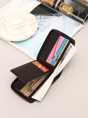 Dollar PU zip wallet