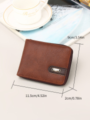 Dollar PU zip wallet