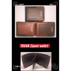 Dollar PU zip wallet