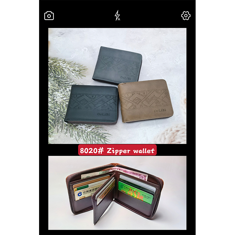 Dollar PU zip wallet