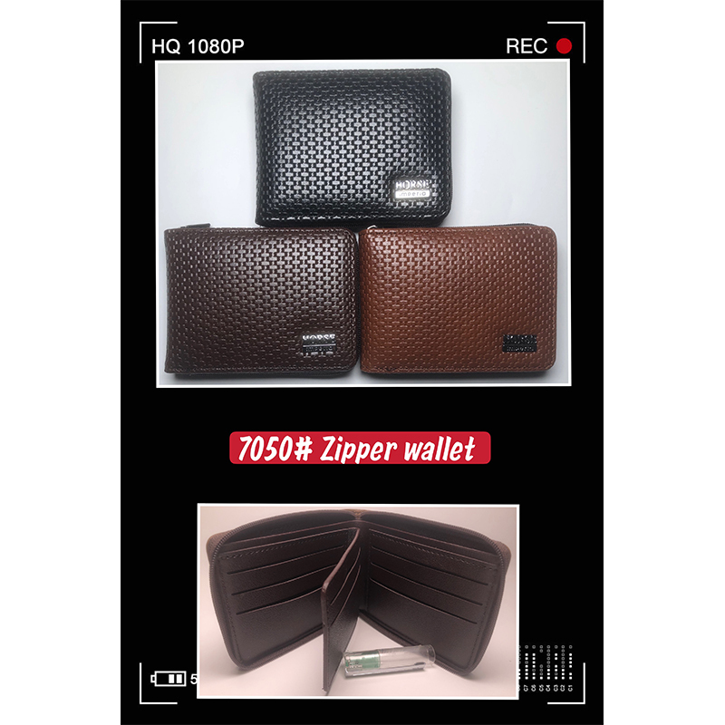 Dollar PU zip wallet