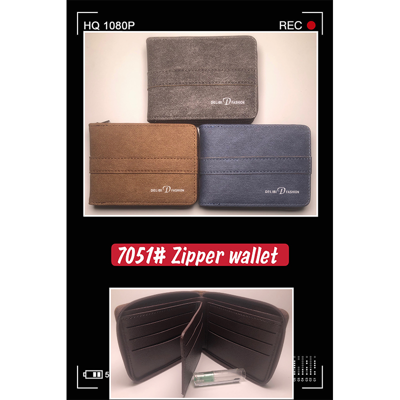 Dollar PU zip wallet