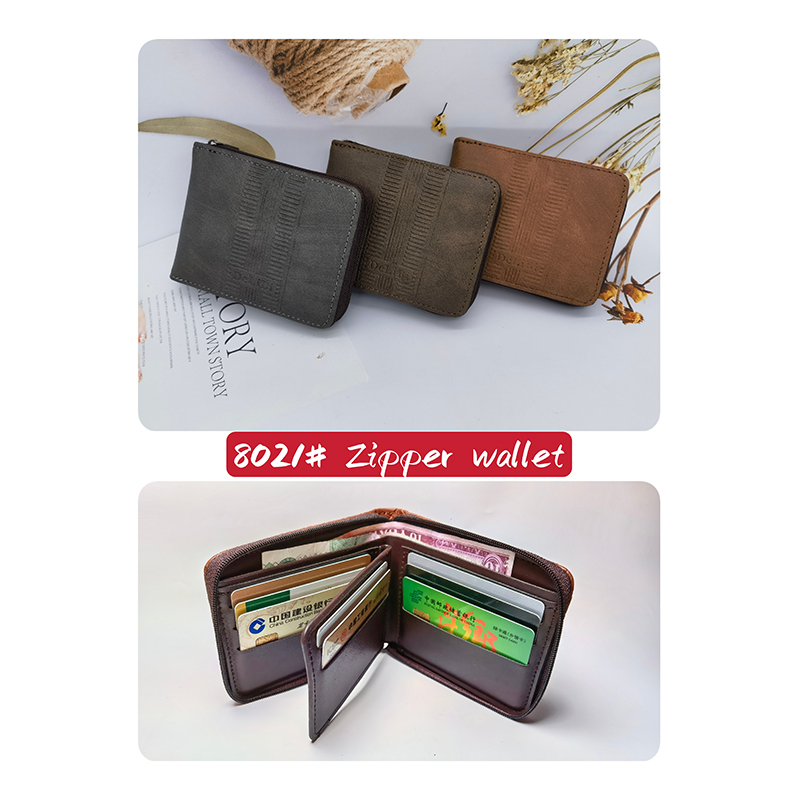 Dollar PU zip wallet