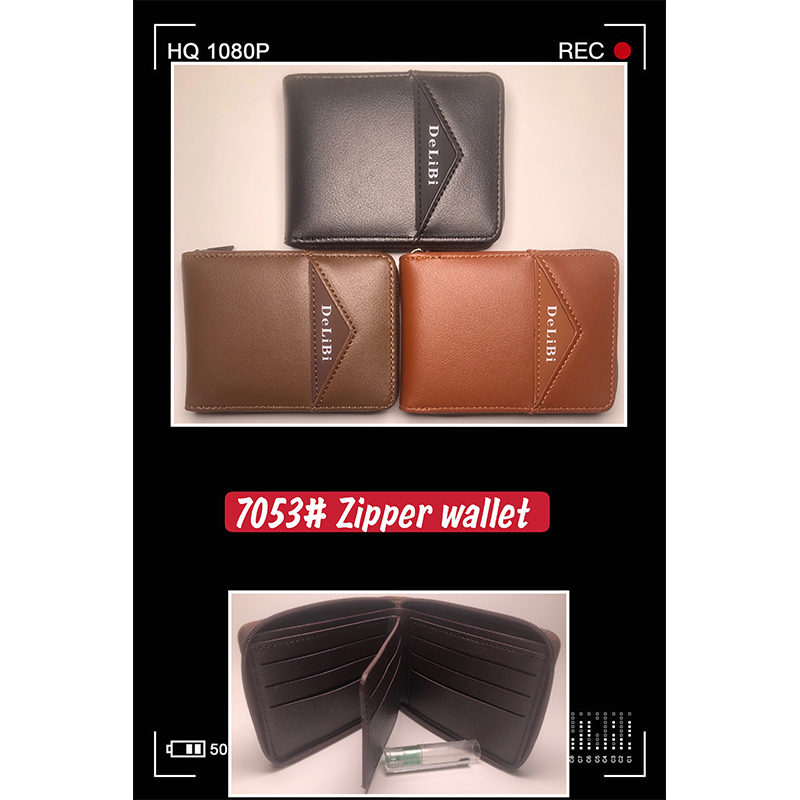 Dollar PU zip wallet