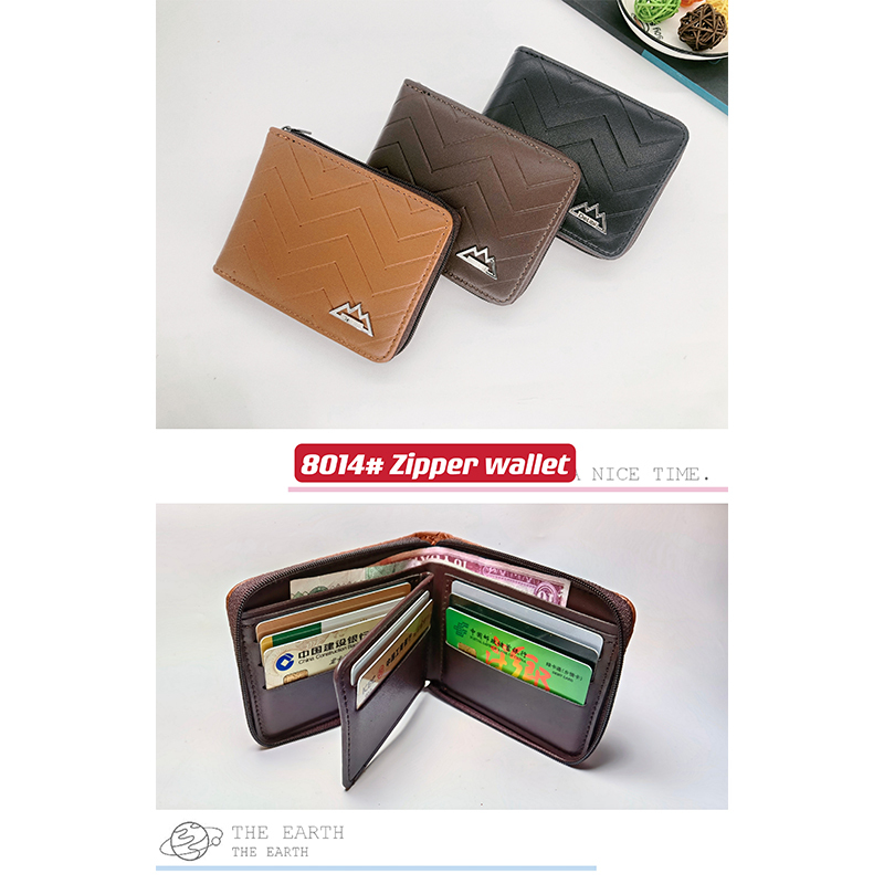Dollar PU zip wallet