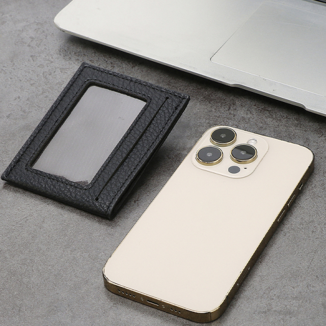 Men's PU minimalist card bag