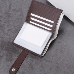 Men's PU minimalist card bag