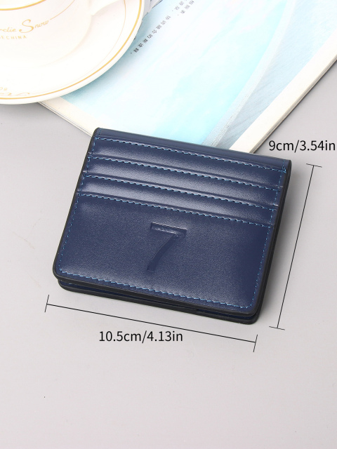 Men's PU minimalist card bag
