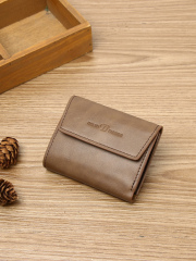 Men's PU minimalist card bag small wallet