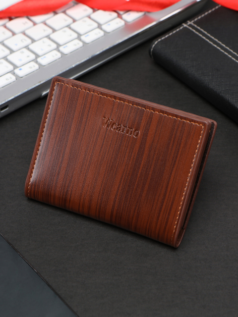 Men's PU minimalist card bag