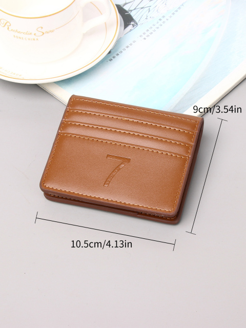 Men's PU minimalist card bag
