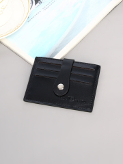Men's PU minimalist card bag
