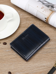 Men's PU minimalist card bag