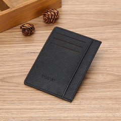 Men's PU minimalist card bag