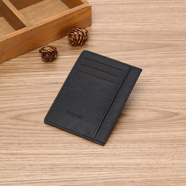 Men's PU minimalist card bag