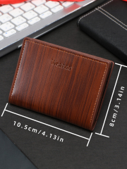 Men's PU minimalist card bag