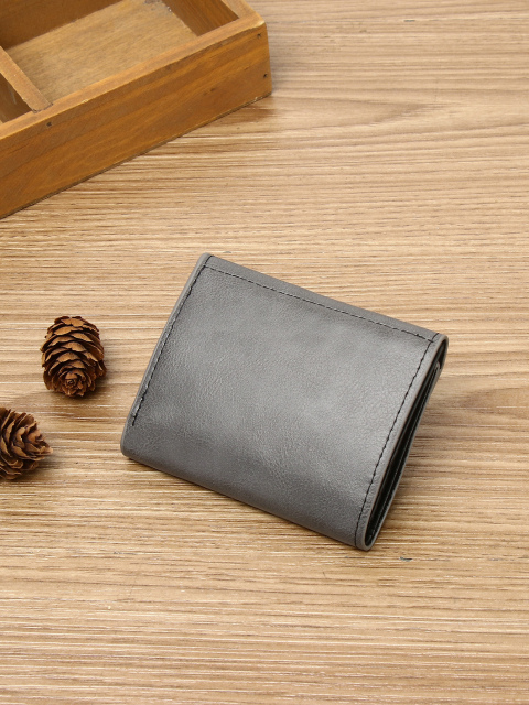 Men's PU minimalist card bag small wallet