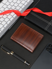 Men's PU minimalist card bag
